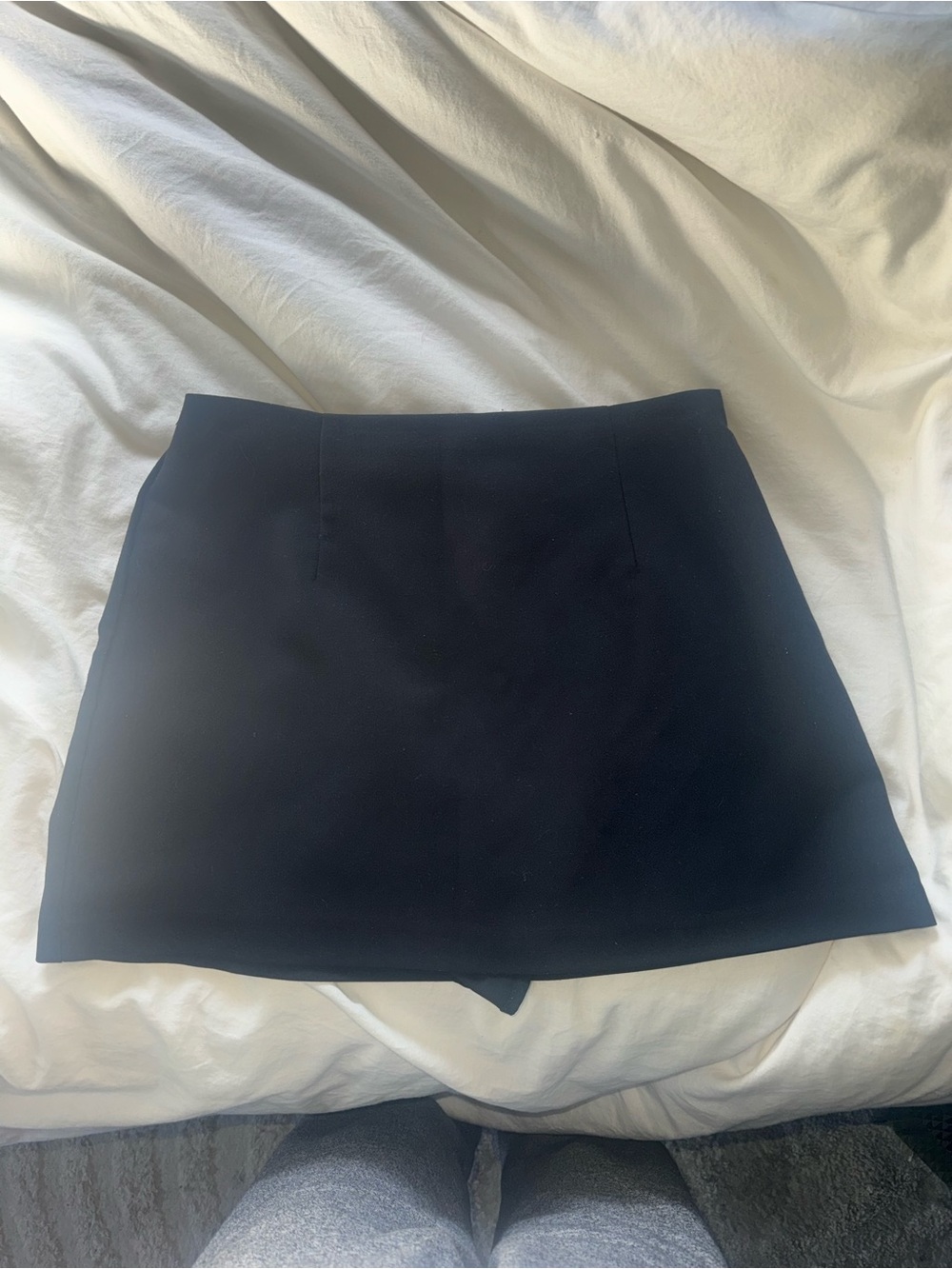 Abercrombie & Fitch Black High-Rise Mini Skirt